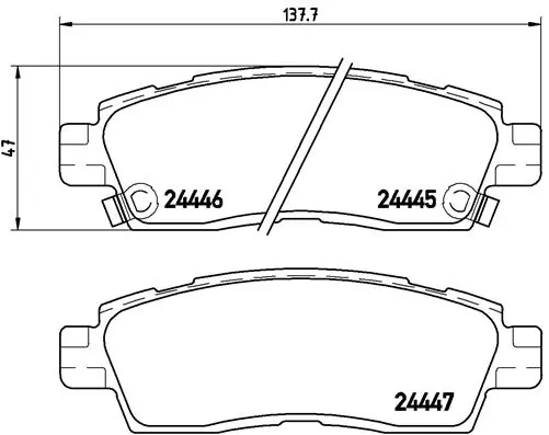 Brake Pad Set, disc brake