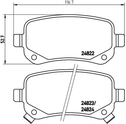 Brake Pad Set, disc brake