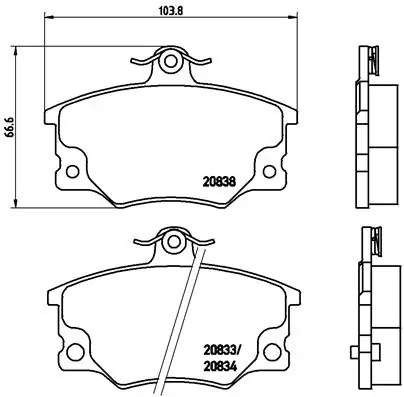 Brake Pad Set, disc brake