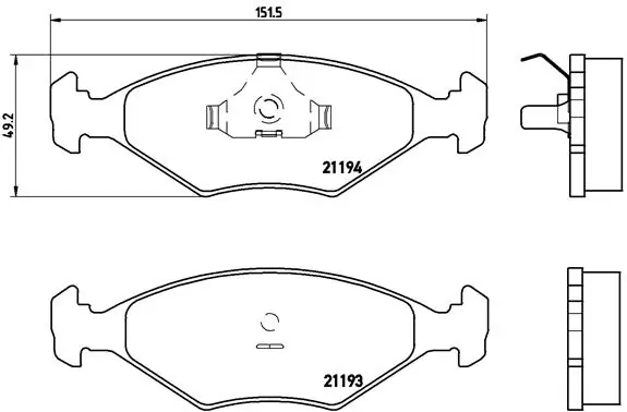 Brake Pad Set, disc brake