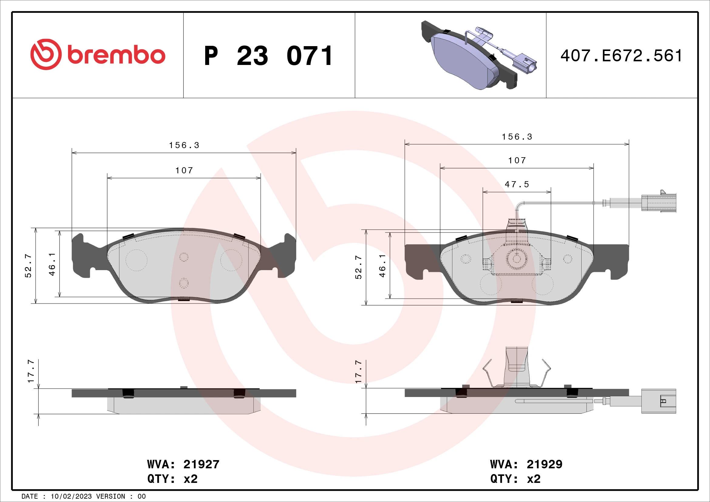 Brake Pad Set, disc brake
