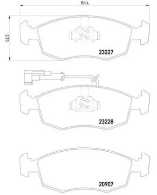 Brake Pad Set, disc brake