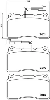 Brake Pad Set, disc brake