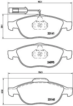 Brake Pad Set, disc brake