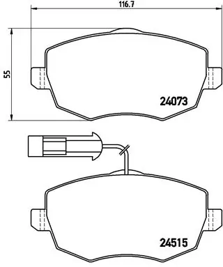 Brake Pad Set, disc brake