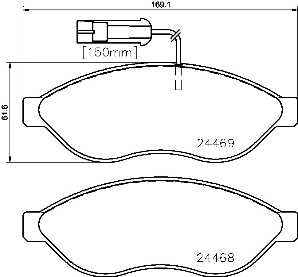 Brake Pad Set, disc brake