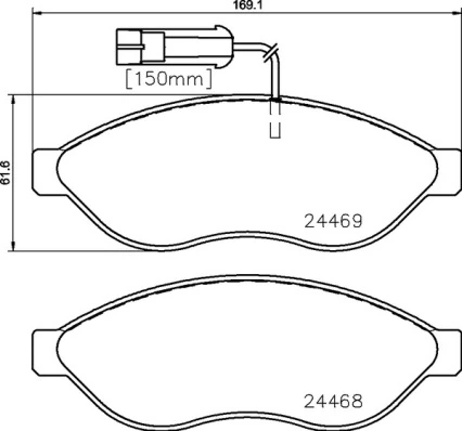 Brake Pad Set, disc brake
