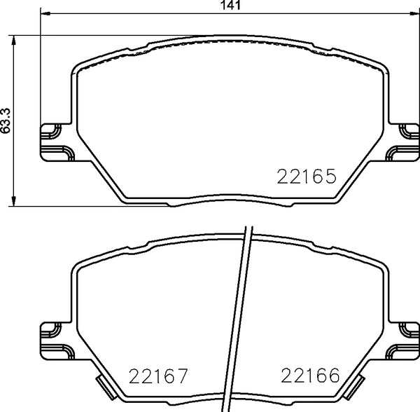 Brake Pad Set, disc brake