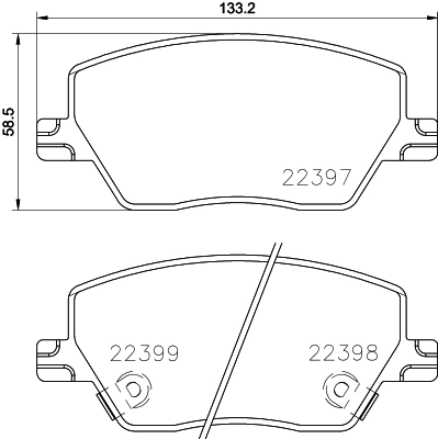 Brake Pad Set, disc brake