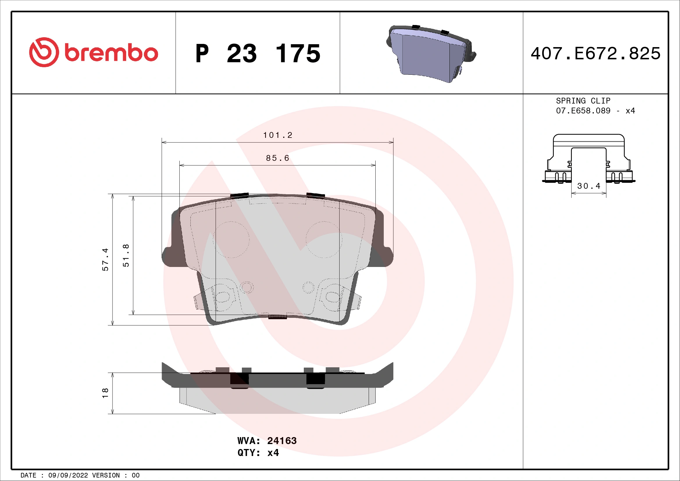 Brake Pad Set, disc brake