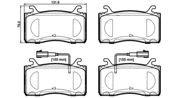 Brake Pad Set, disc brake