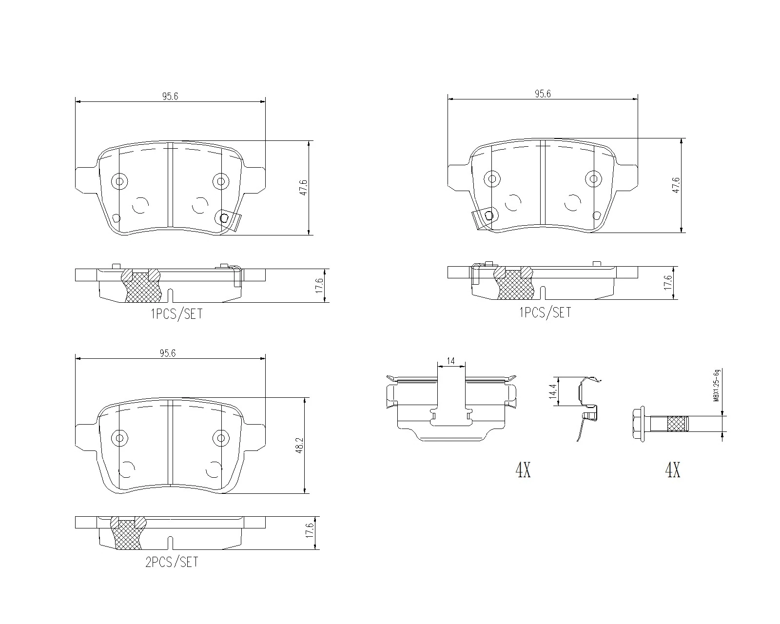 Brake Pad Set, disc brake