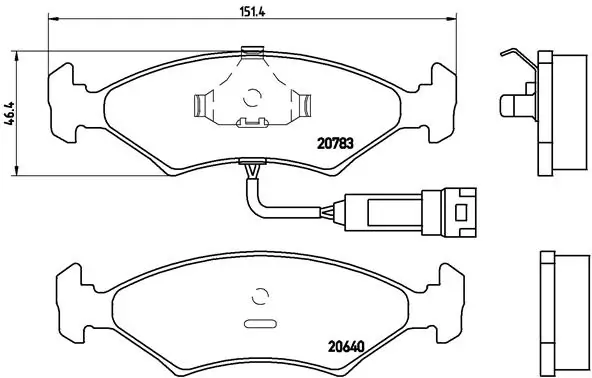 Brake Pad Set, disc brake