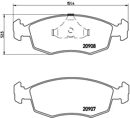 Brake Pad Set, disc brake
