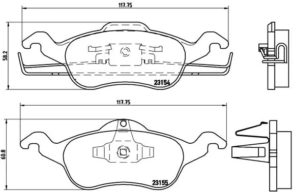 Brake Pad Set, disc brake