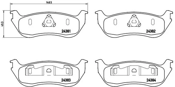 Brake Pad Set, disc brake