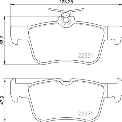 Brake Pad Set, disc brake