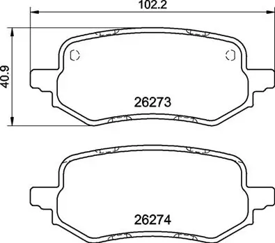 Brake Pad Set, disc brake