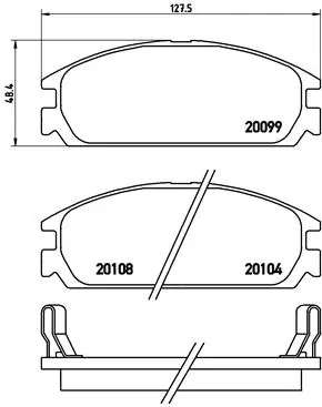 Brake Pad Set, disc brake