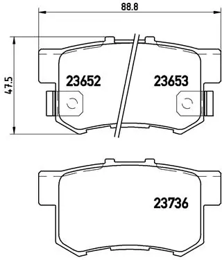 Brake Pad Set, disc brake