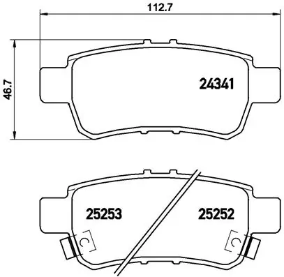 Brake Pad Set, disc brake