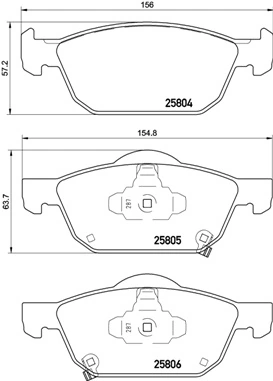 Brake Pad Set, disc brake