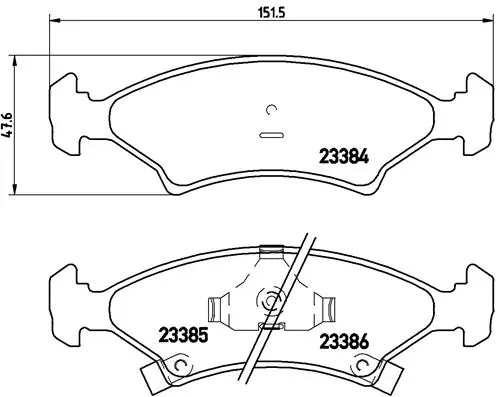 Brake Pad Set, disc brake