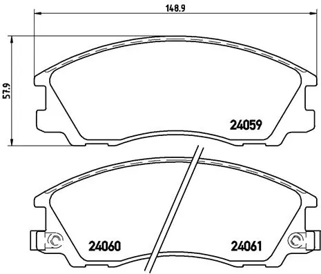 Brake Pad Set, disc brake