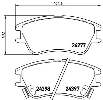 Brake Pad Set, disc brake
