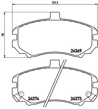 Brake Pad Set, disc brake
