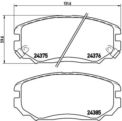 Brake Pad Set, disc brake