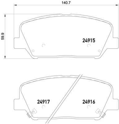 Brake Pad Set, disc brake