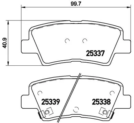 Brake Pad Set, disc brake