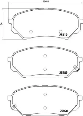 Brake Pad Set, disc brake
