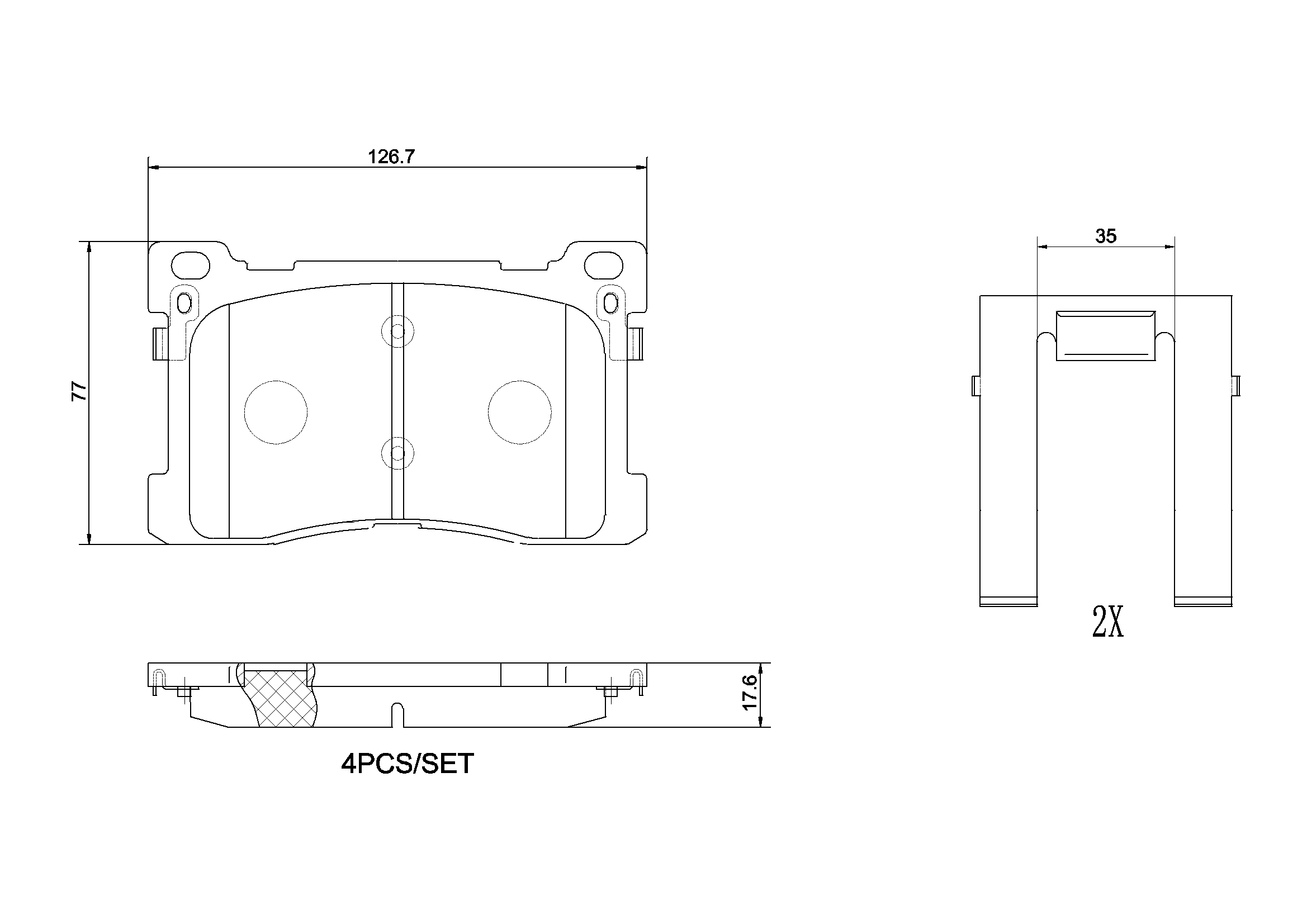 Brake Pad Set, disc brake
