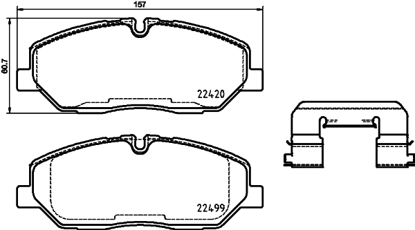 Brake Pad Set, disc brake