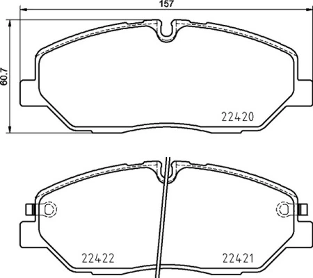 Brake Pad Set, disc brake