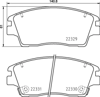 Brake Pad Set, disc brake