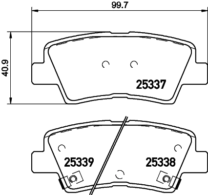 Brake Pad Set, disc brake