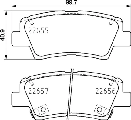 Brake Pad Set, disc brake