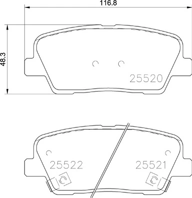 Brake Pad Set, disc brake