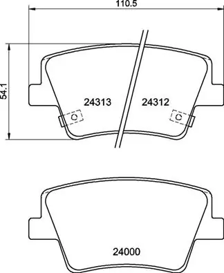 Brake Pad Set, disc brake