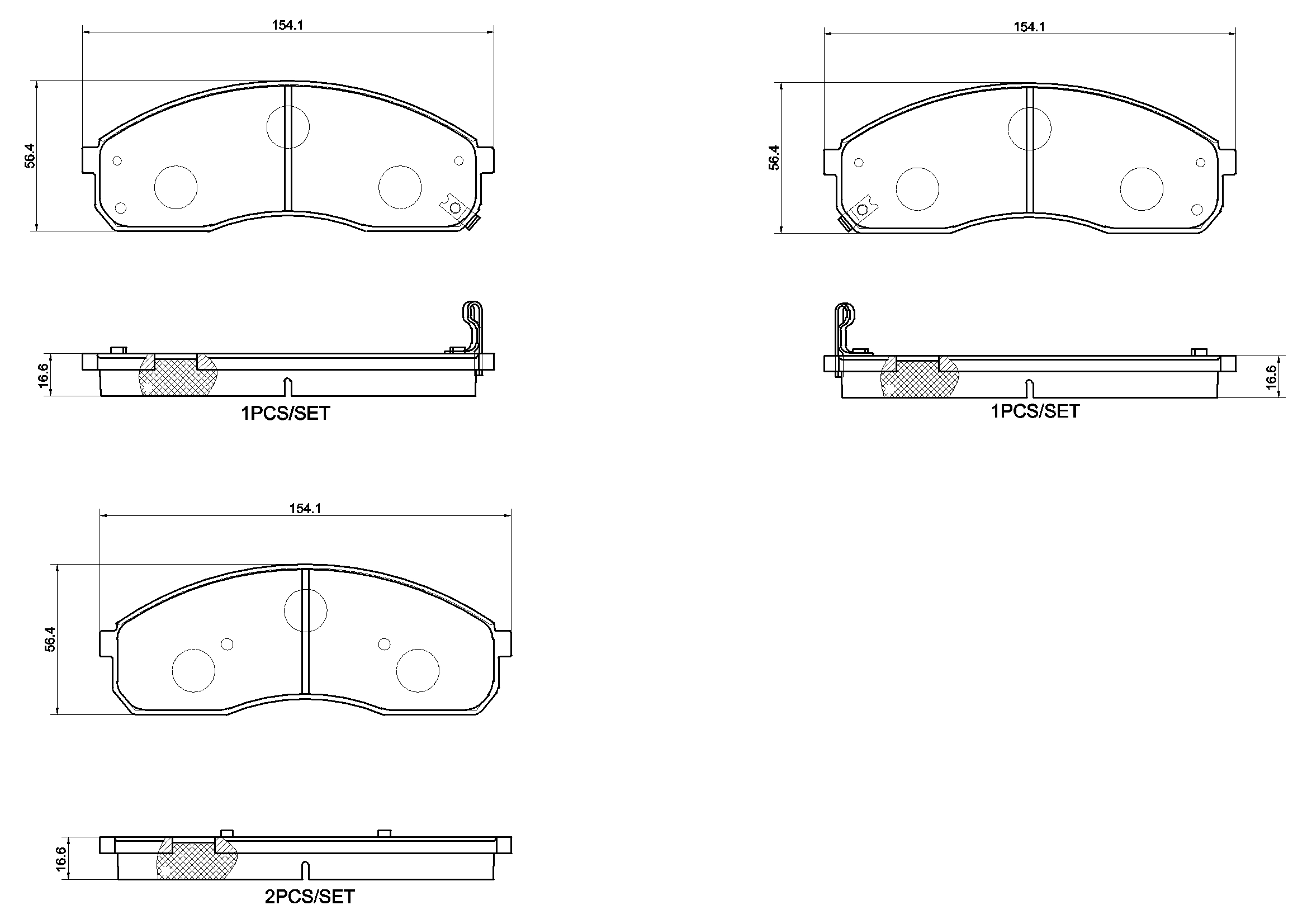 Brake Pad Set, disc brake