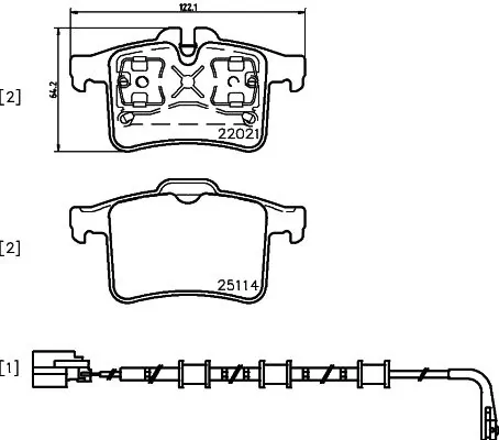 Brake Pad Set, disc brake