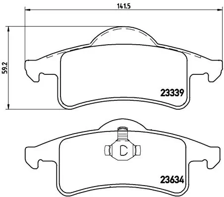 Brake Pad Set, disc brake