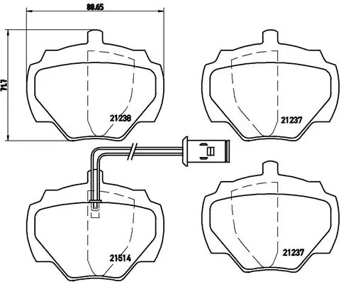 Brake Pad Set, disc brake