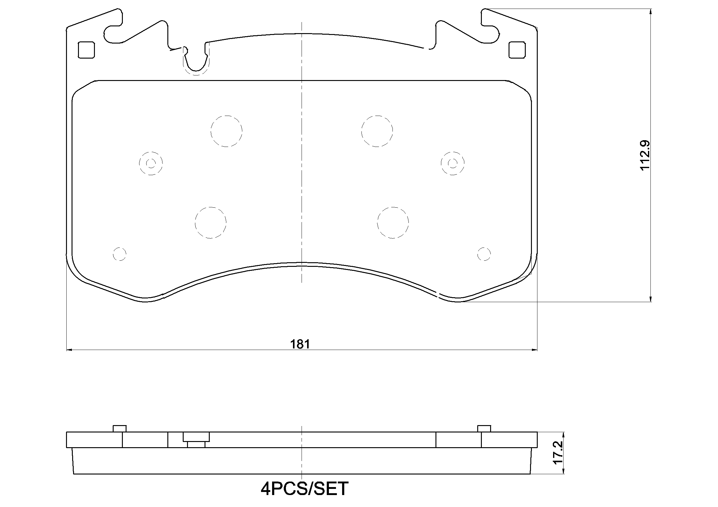 Brake Pad Set, disc brake