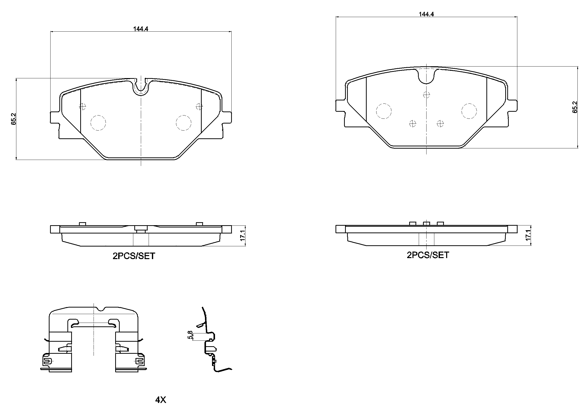 Brake Pad Set, disc brake
