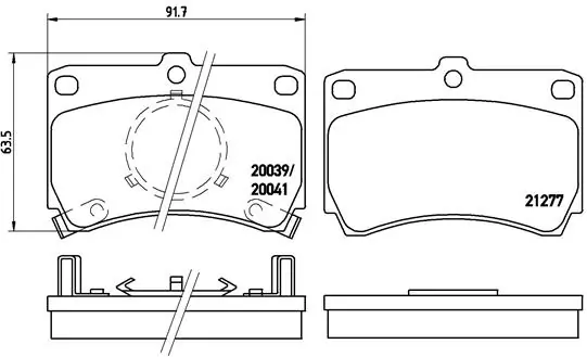 Brake Pad Set, disc brake