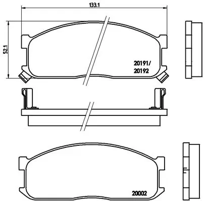 Brake Pad Set, disc brake
